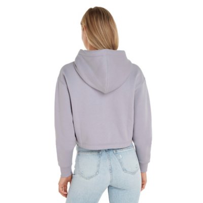 Sweatshirt à capuche femme Printedox Cropped CALVIN KLEIN
