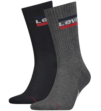 Levis Strømper - 2-pak - Sort/Gr?