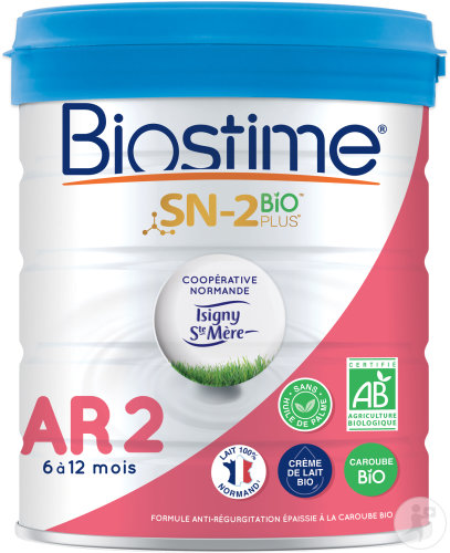 Biostime SN-2 Bio Plus AR2 Anti-Regurgitation 6-12 Mois Pot 800g