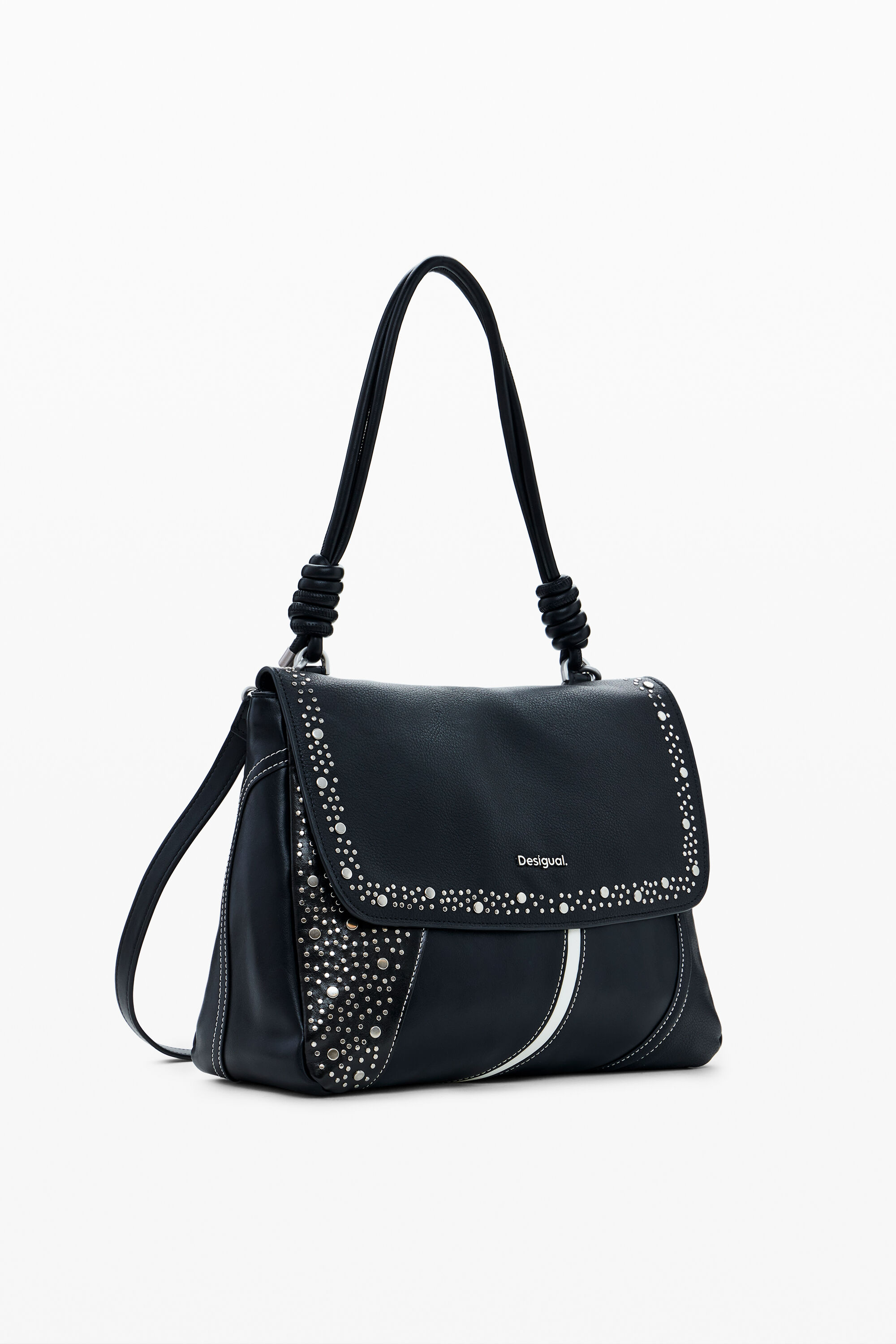 Bolsa conversível com tachas M
