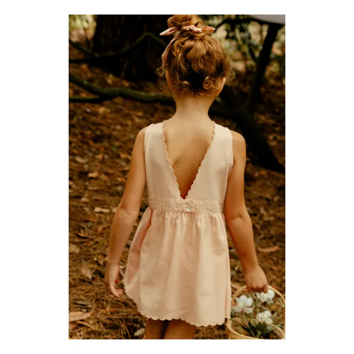 Lililotte Exclusivité Lililotte x Smallable - Chouchou Noeud Billie | Rose pêche