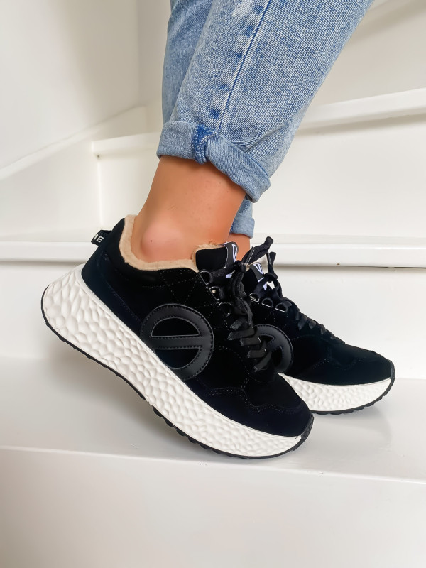 No Name - CARTER JOGGER Black/Dove