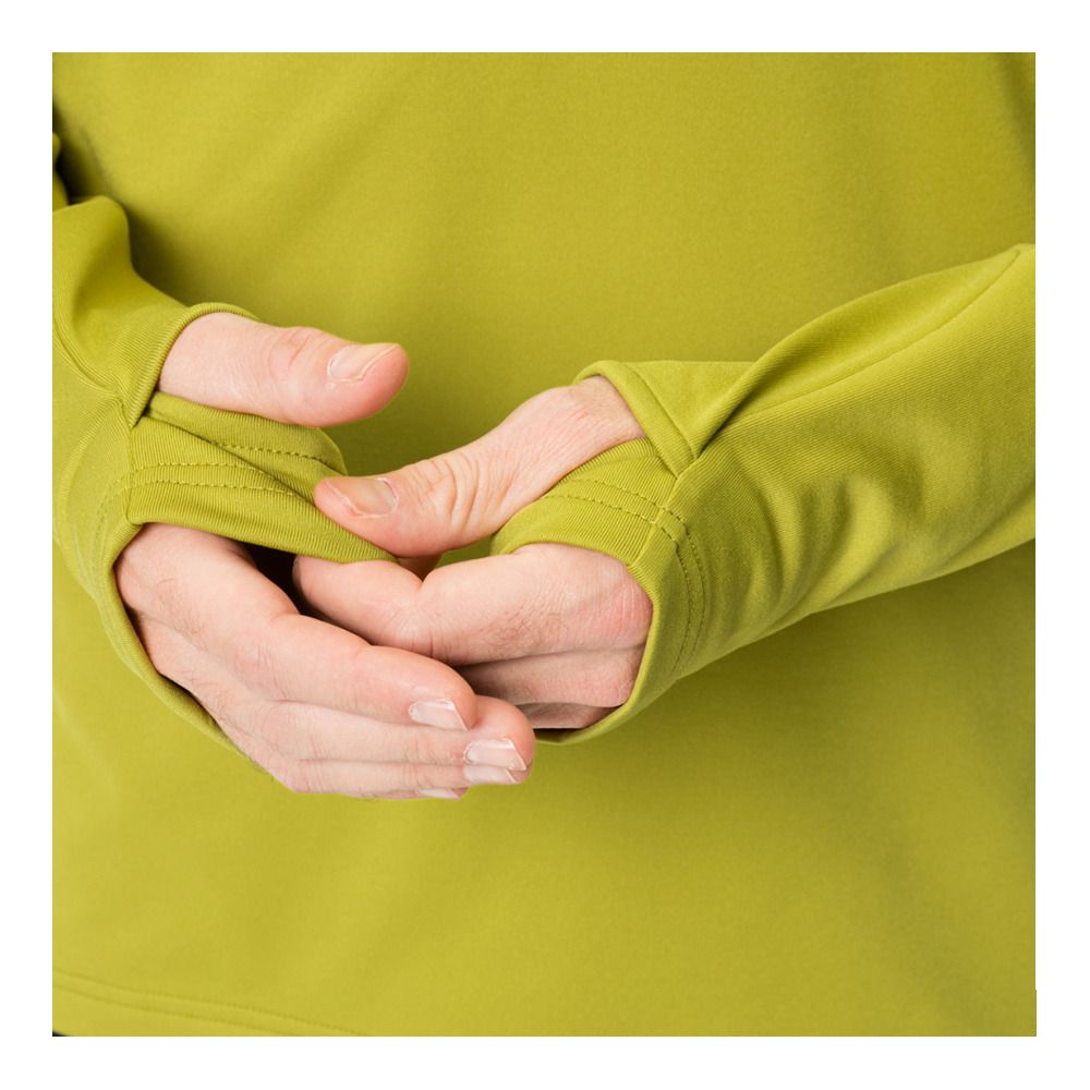 Vaude LIVIGNO HALFZIP II - Polaire Homme wild lime