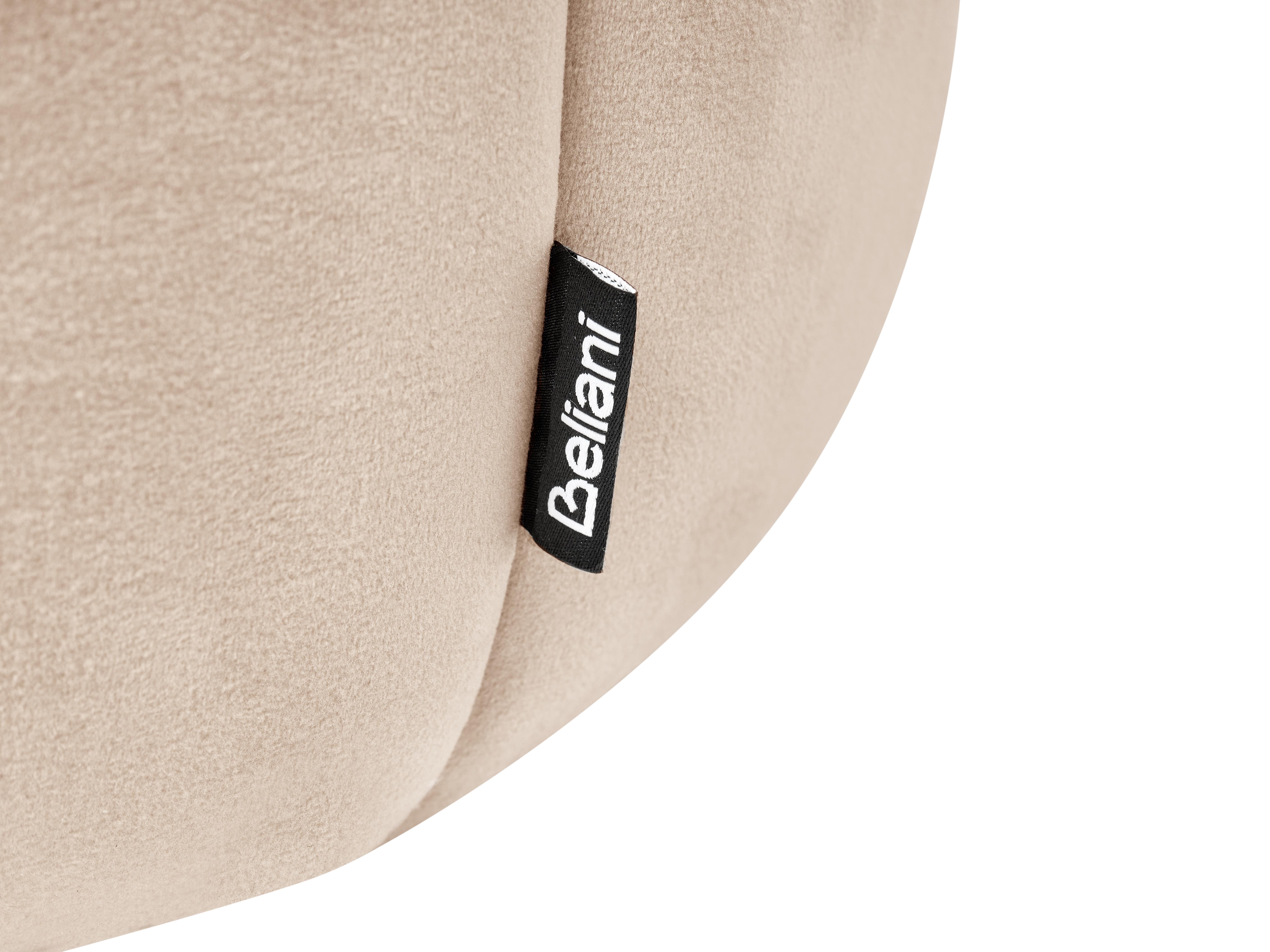 Poef SELBY Fluweel Beige