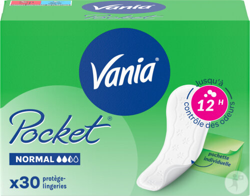 Vania Protège-Slips Normal Pocket 30 Pièces