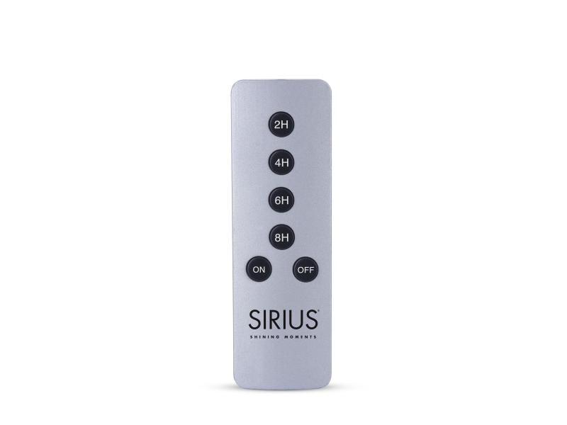 Sirius Fernbedienung mit Timerfunktion Silber Fernbedienung für ausgewählte Sirius-Produkte