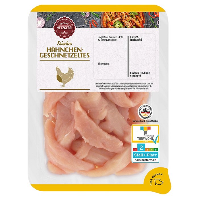 MEINE METZGEREI Hähnchen-Geschnetzeltes 400 g
