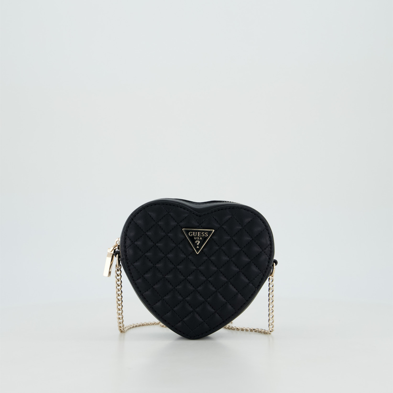 GUESS RIANEE QUILT HEART BAG