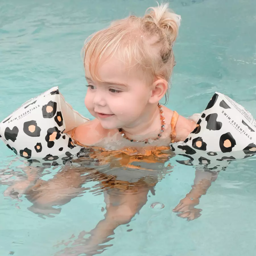 Swim Essentials Schwimmflügel Panther Beige (0-2 Jahre)