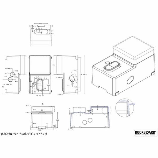 Rockboard Pedalsafe Type B