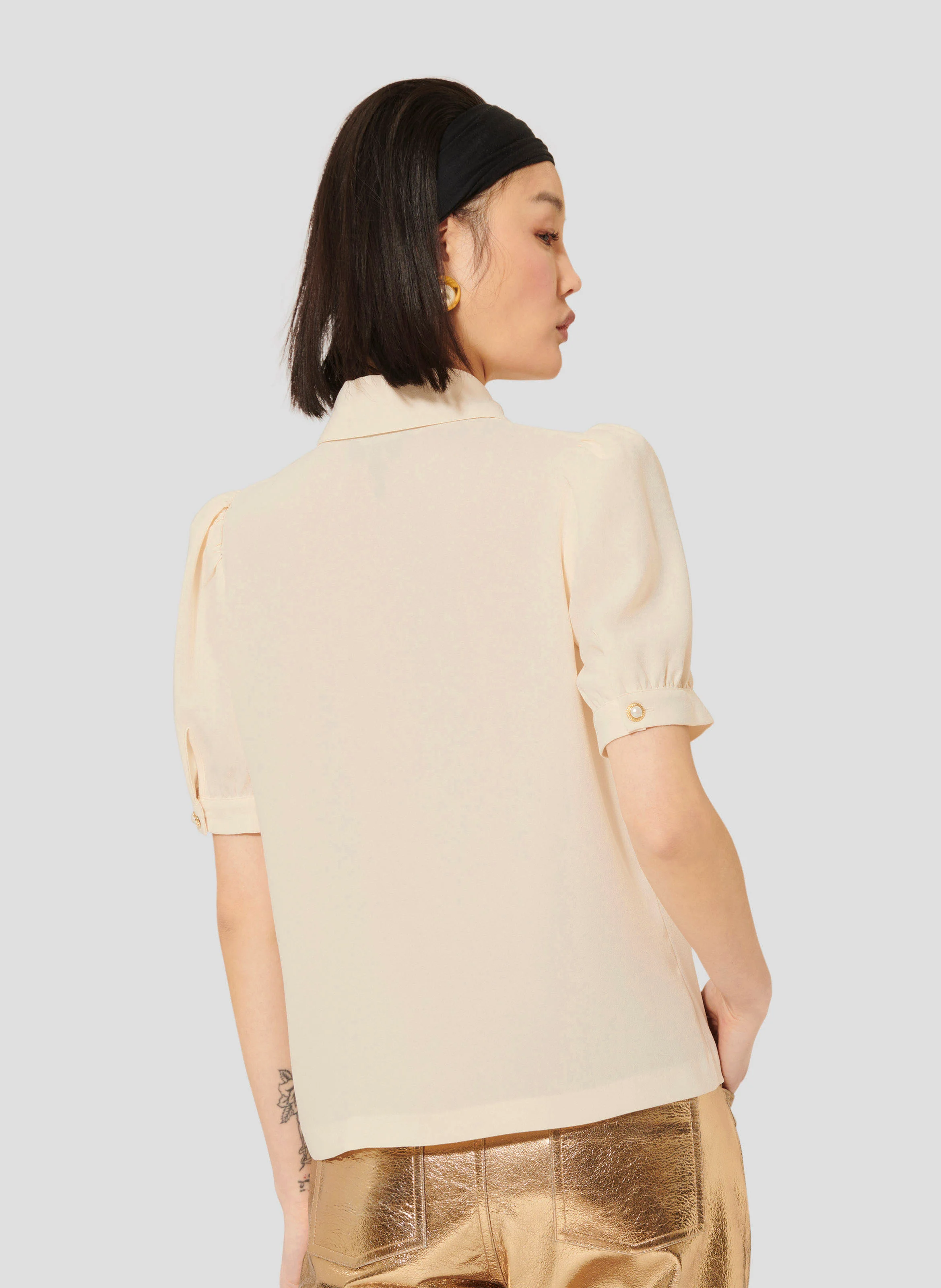 TONINO - Top col polo | Beige