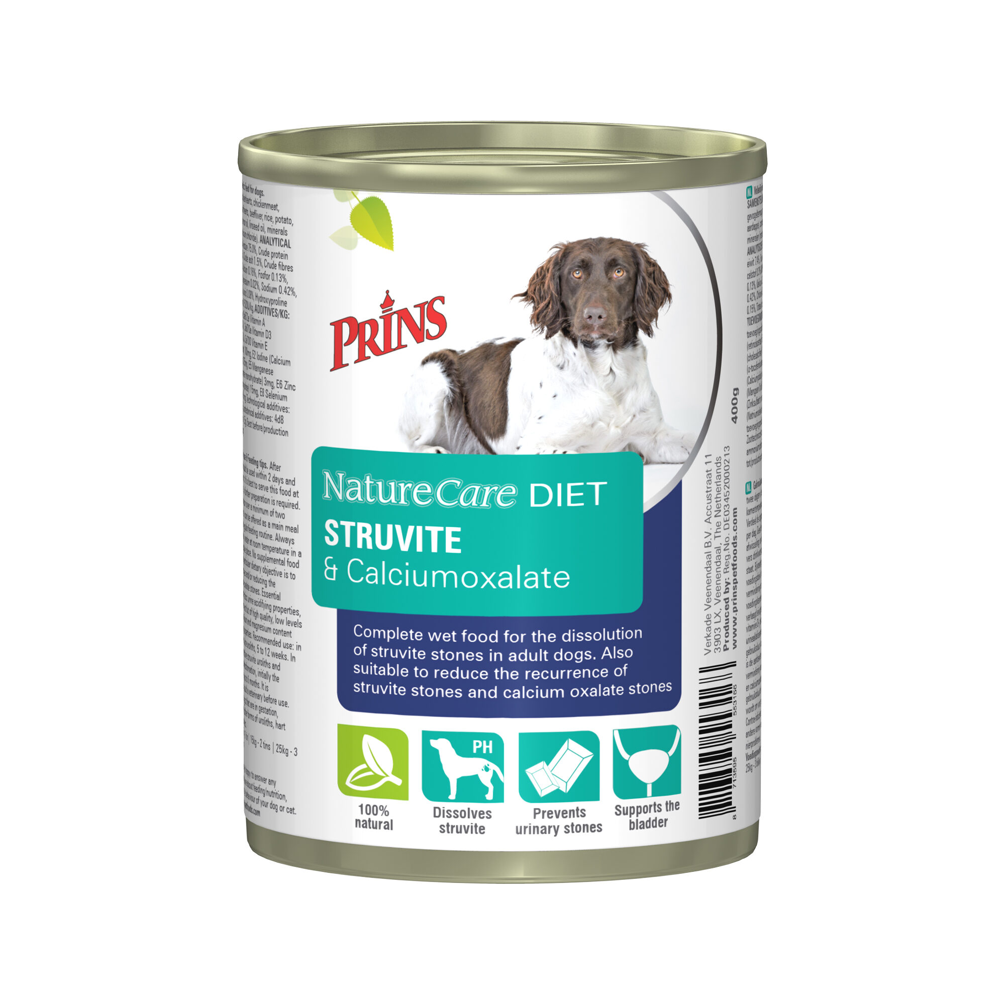 Prins NatureCare Diet Dog Struvite & Calciumoxalate