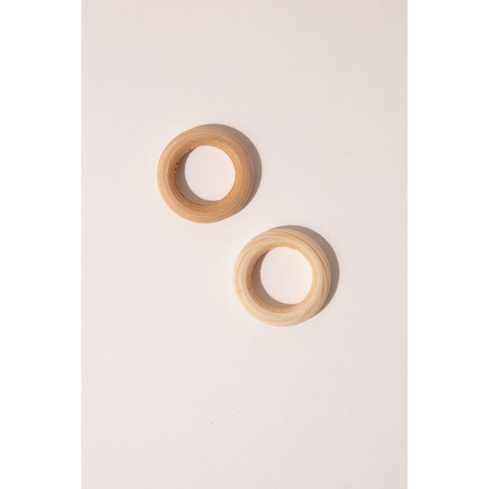 Atelier Veritas-Set 2 houten ringen 35mm