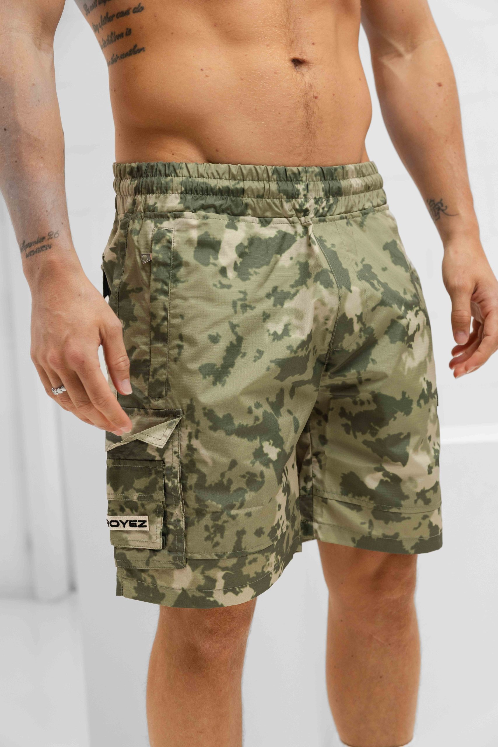 Croyez Parachute Ripstop Korte Broek Heren Groen