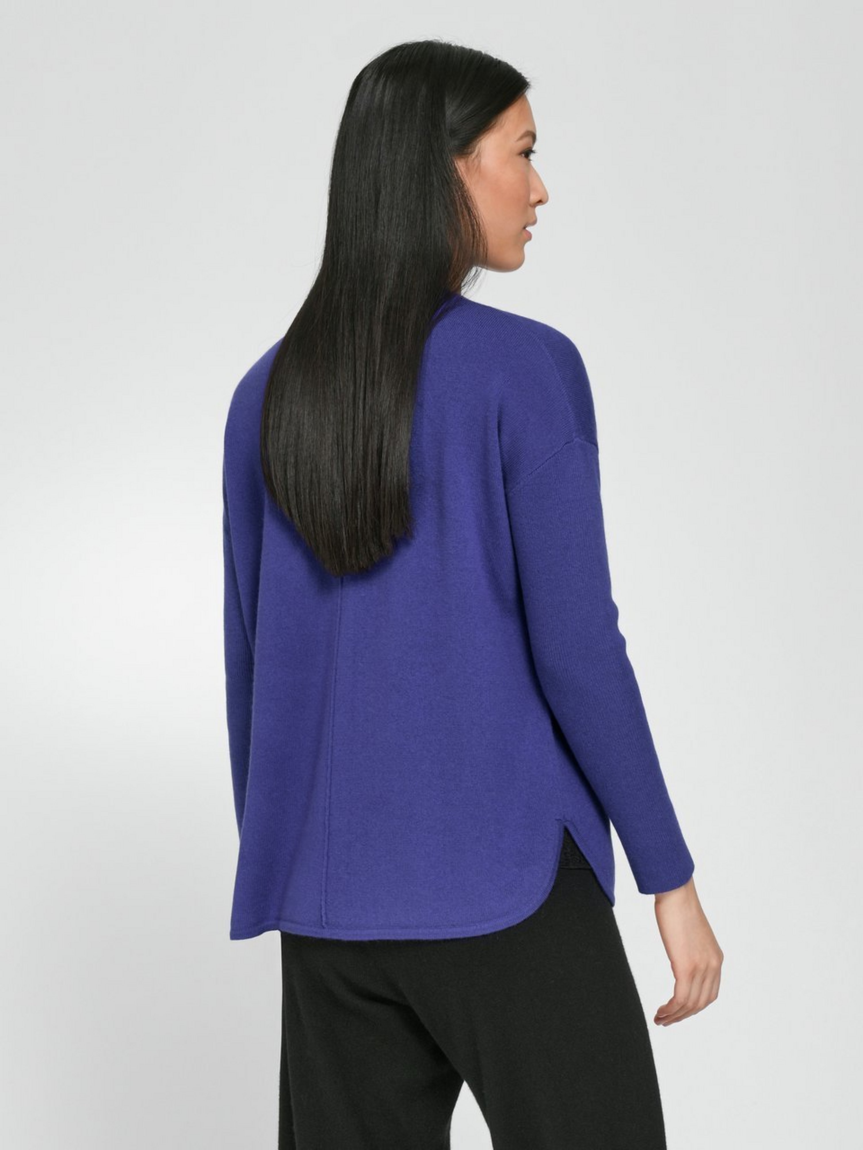 Strickjacke aus Schurwolle und Kaschmir