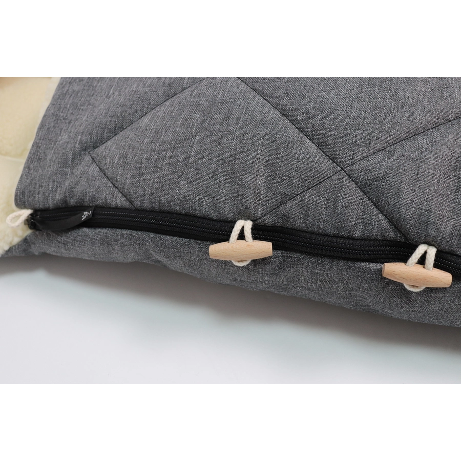 Kaiser Winterfußsack XL EARS WOOL anthracit melange