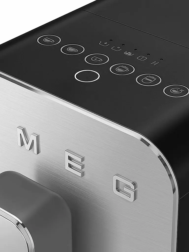 SMEG Kaffeevollautomat COLLEZION BCC13BLMEU Schwarz/Matt schwarz