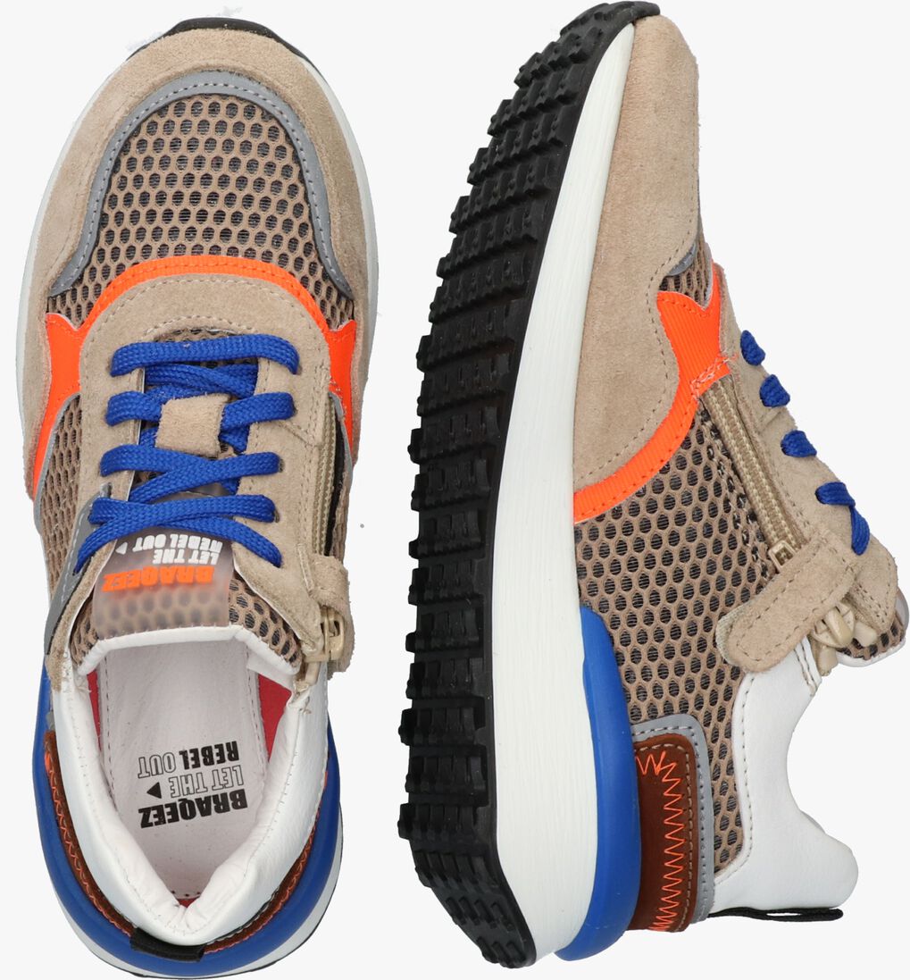 BRAQEEZ bruine braqeez lage sneakers vic vienna
