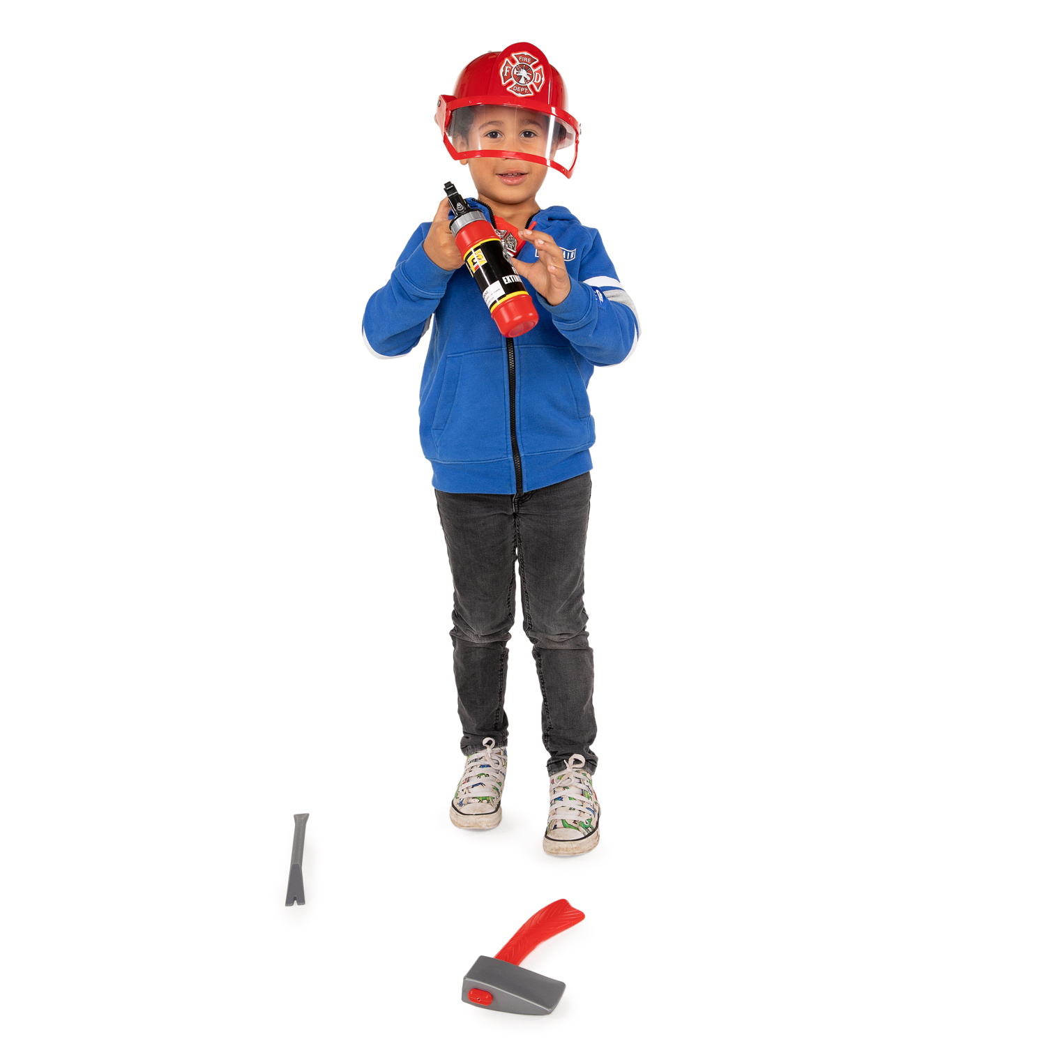 Brandweerset Deluxe met Helm