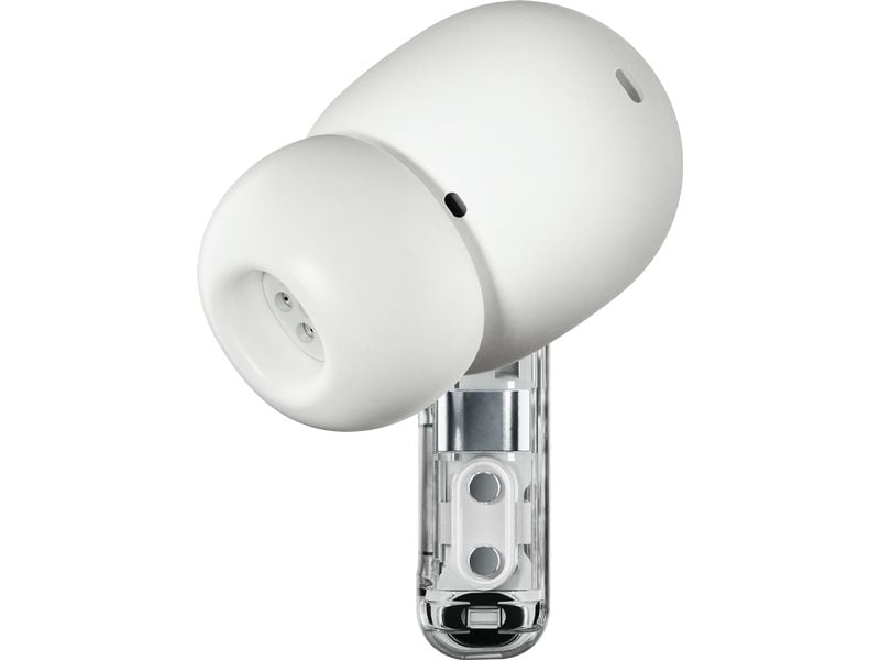 Nothing Ear Wireless In-Ear-Kopfhörer Ear (a) 3.Gen. Weiss Transparente In-Ear-Kopfhörer mit aktiver Geräuschunterdrückung