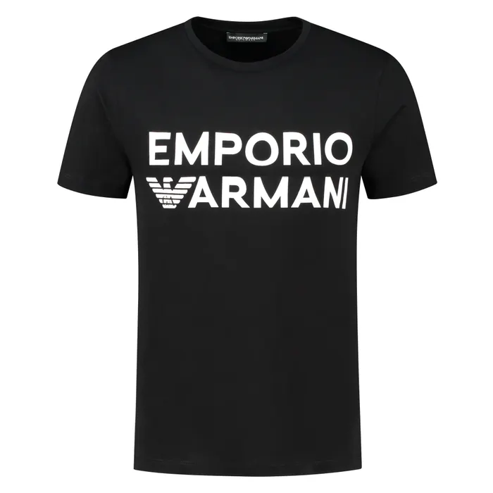Emporio Armani Logo Crew Neck Shirt Heren