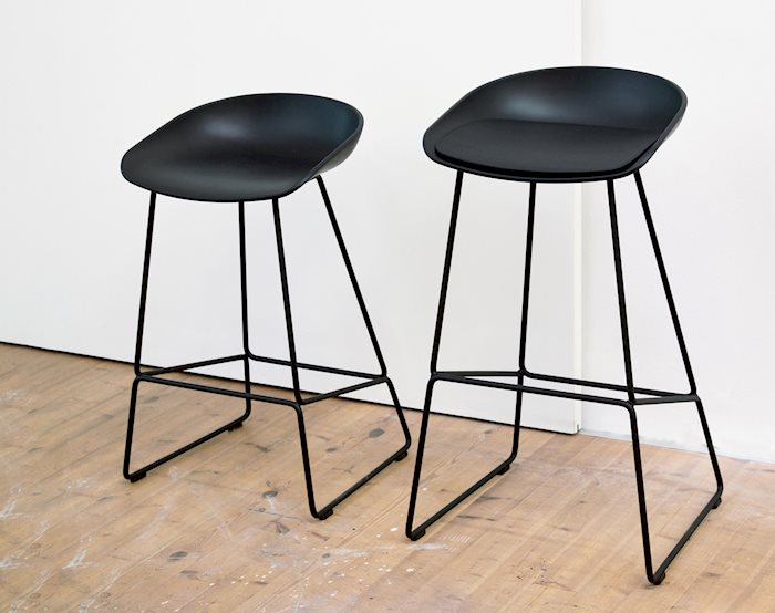 Barkruk AAS38 H65 cm black/black