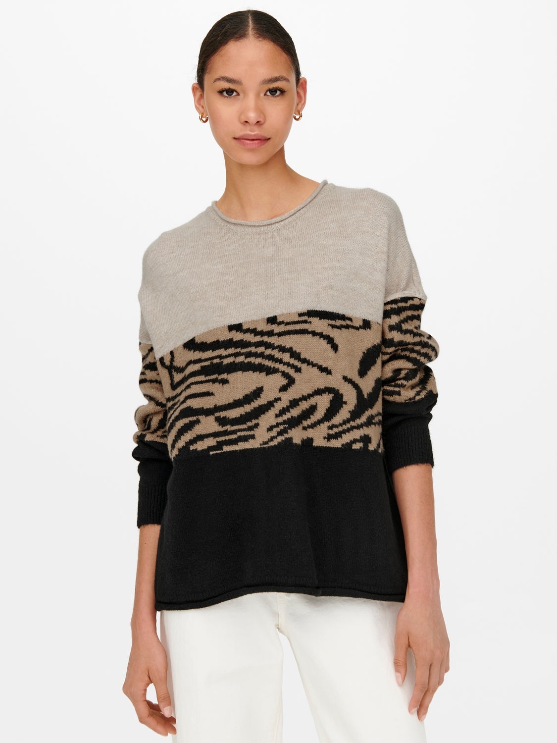 ONLJADE Strickpullover Pumice Stone