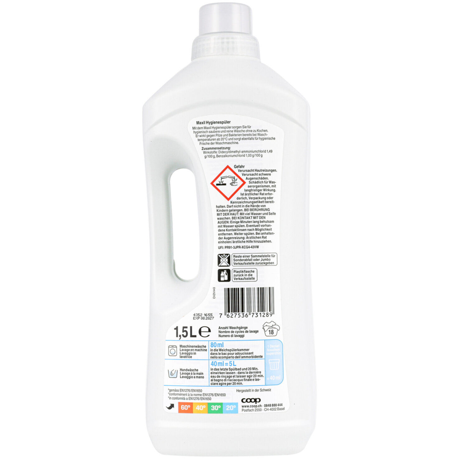Maxil Hygienespüler 18 Waschgänge