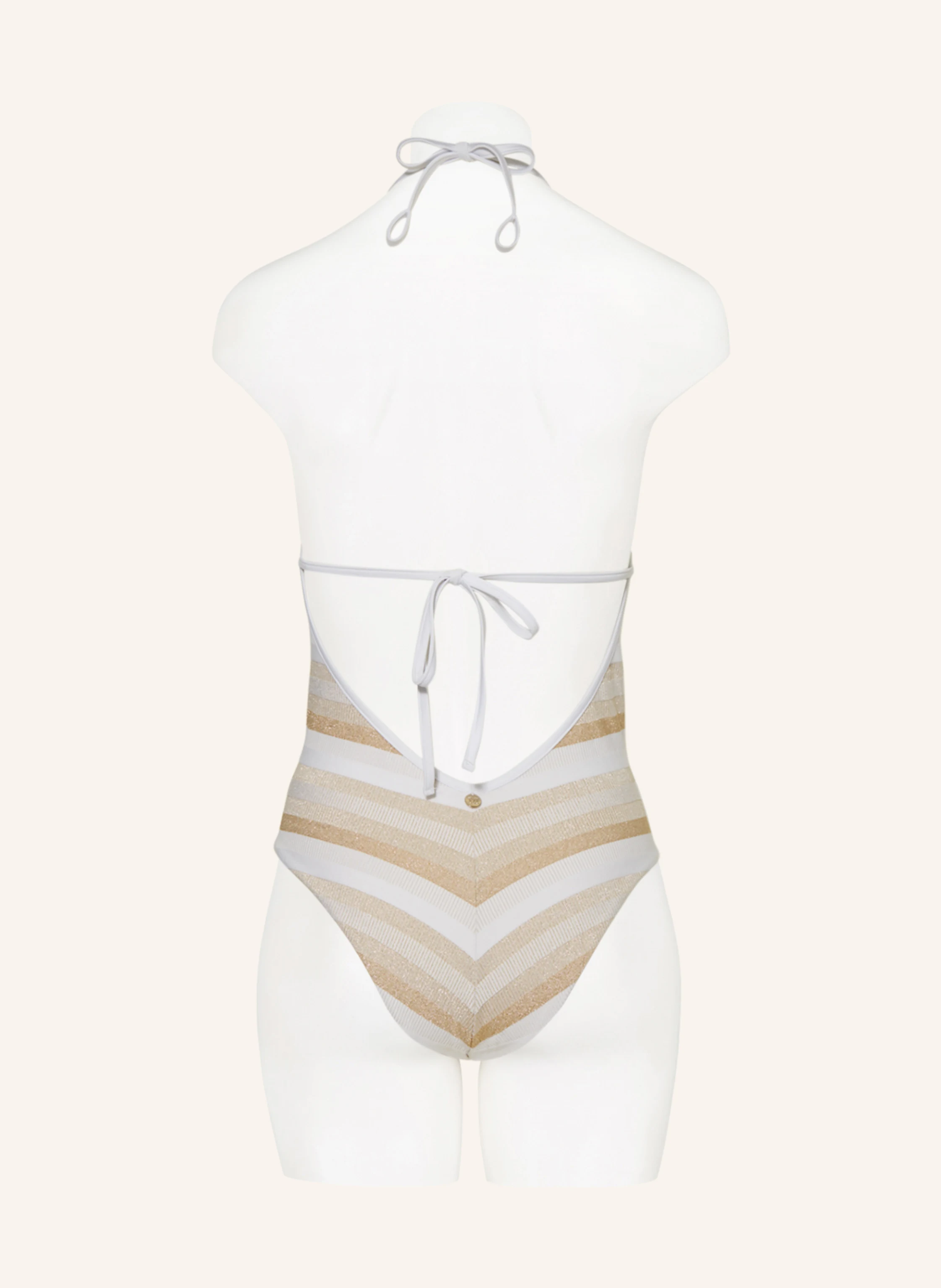 Max Mara BEACHWEAR Neckholder-Badeanzug CARINA mit Glitzergarn