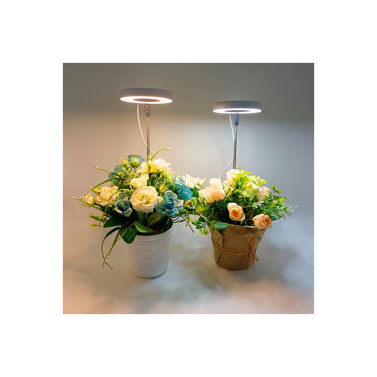 INF Plantebelysning for potteplanter varmhvit/hvit