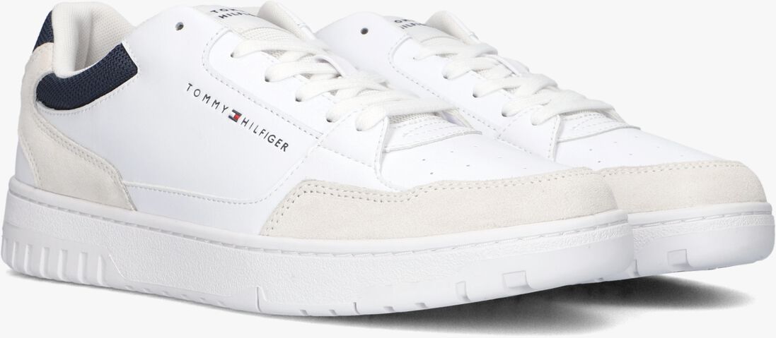 TOMMY HILFIGER witte tommy hilfiger lage sneakers th basket cor
