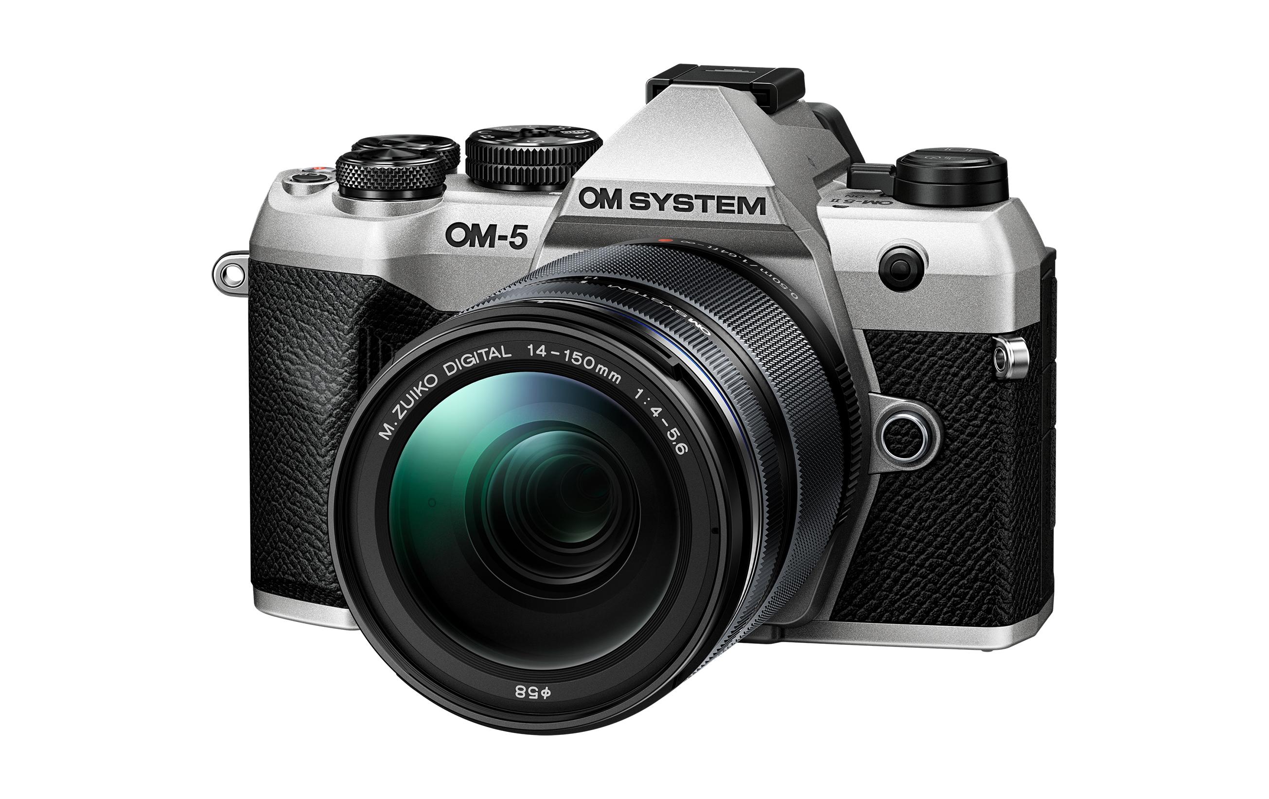 Fotokamera OM-5 II M.Zuiko Digital 14-150mm Kit Silber<br>Ultrakompakte, leichte spiegellose Kamera mit Objektiv