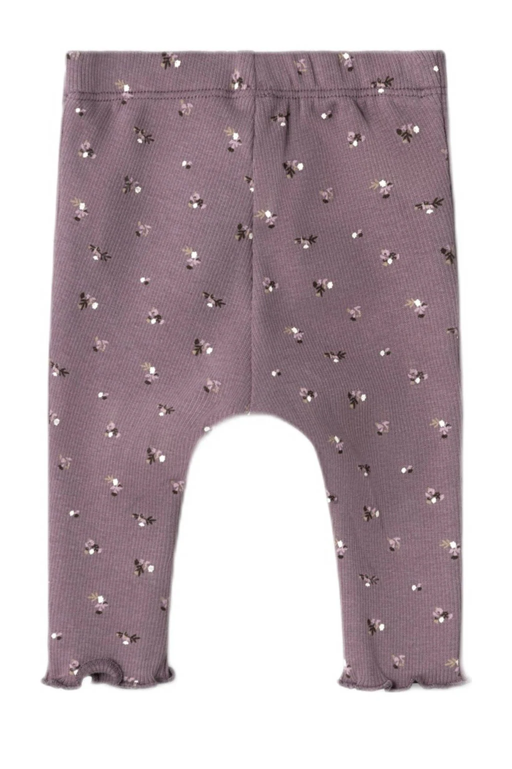 NAME IT baby legging NBFOLINNE met all over print mauve