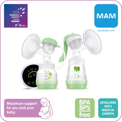MAM 2-i-1 Brystpumpe Elektrisk & Manuell
