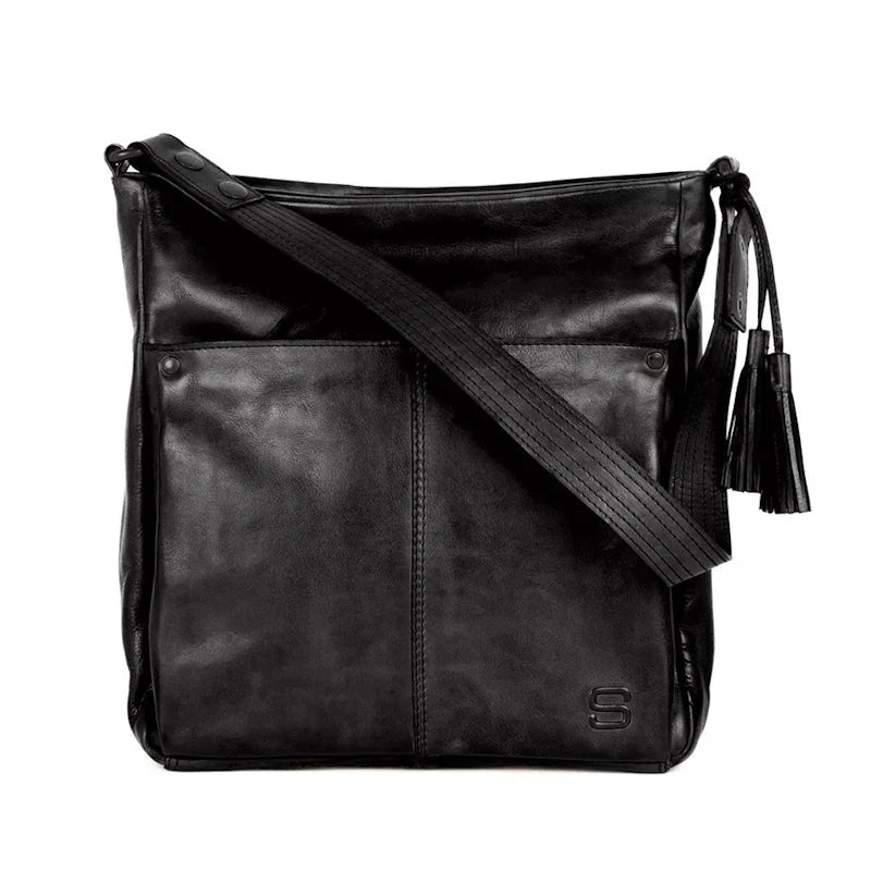 Spikes & Sparrow Apache Saar Shoulderbag Black