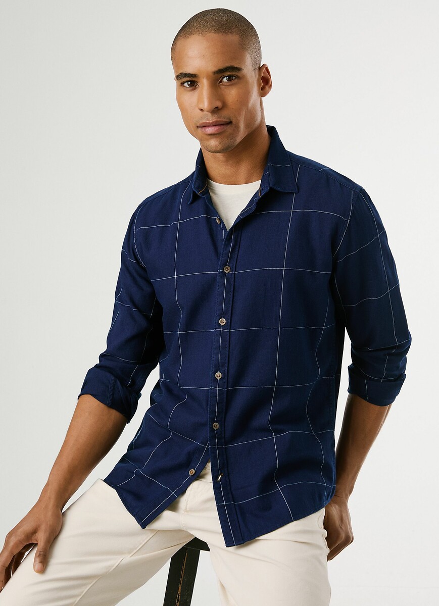 PEPE JEANS<br>Camisa xadrez Coventry