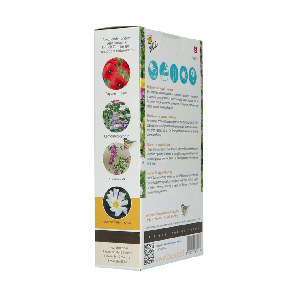 Buzzy Friendly Flowers 15 m² Vogels