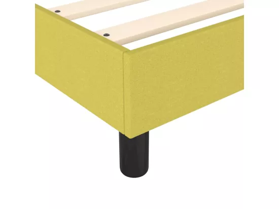 Sommier tapissier Vert 120x200 cm Tissu
