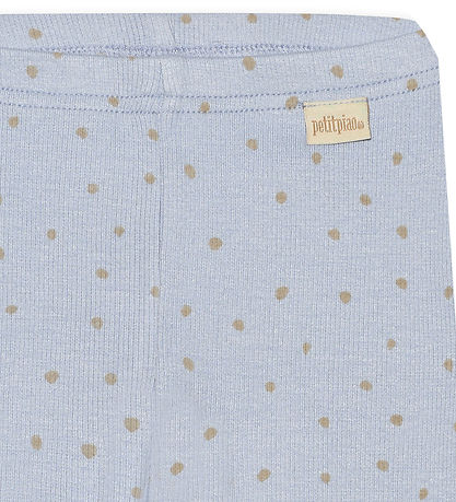 Petit Piao Leggings - Rib - Modal - Spring Blue