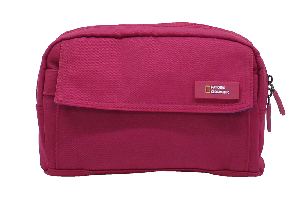 NatGeo Academy cosmetic pouch Toilettas Fuchsia