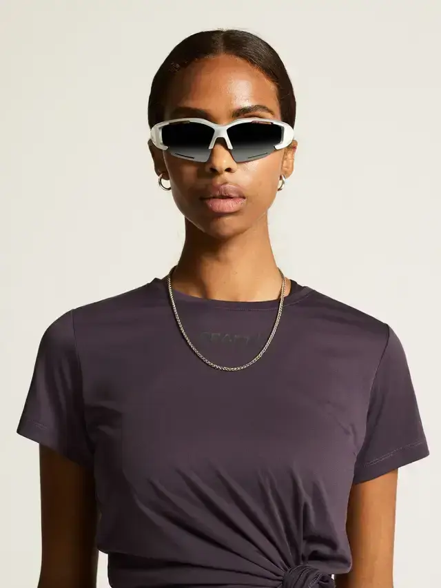 Craft CORE Essence 2 Hardloopshirt Korte Mouwen Paars Dames