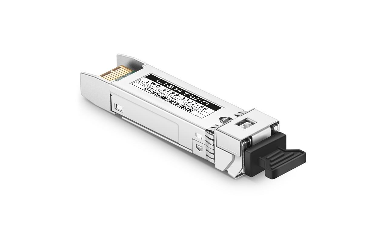 SFP+ Modul LWO-SFPP-3327-60 60km10 Gbit SFP+ BiDi, 1330nmTX/1270nmRX, 60km, DDM, LC-Simplex, Singlemode