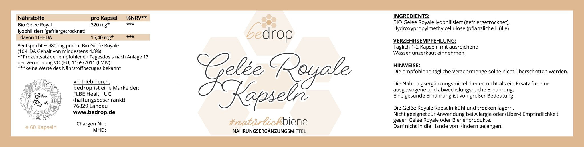 Das Allrounder-Set | Propolis Kapseln & 20% Tinktur + Gelée Royale Kapseln & pur/frisch + Manuka Honig