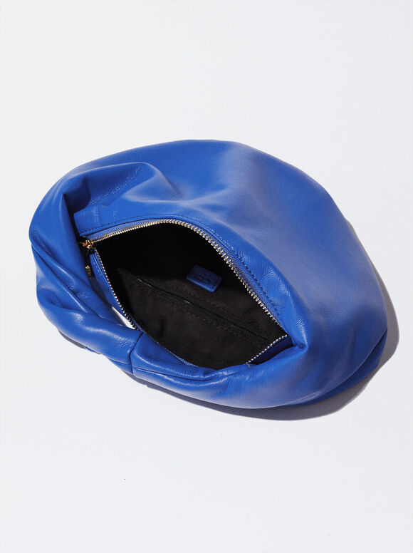 Mini Bolsa Franzida - Azul