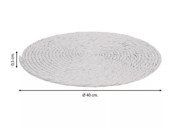 Dessous de plat en corde plâtrée