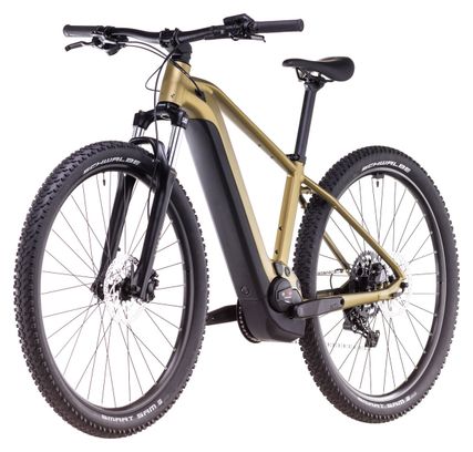 VTT Électrique Semi-Rigide Cube Reaction Hybrid Performance 500 Shimano Cues 9V 500 Wh 27.5'' Or Lime 2025