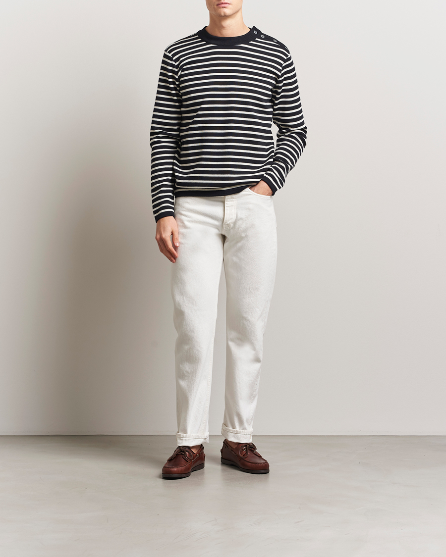 S.N.S. Herning Naval Crew Neck Navy/White