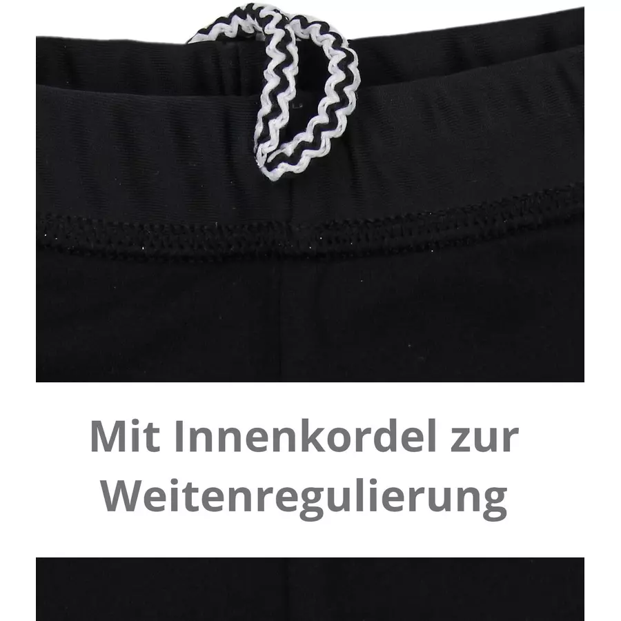 Aquarti Jungen Kurze Badehose mit Einsätzen Seitlich grün