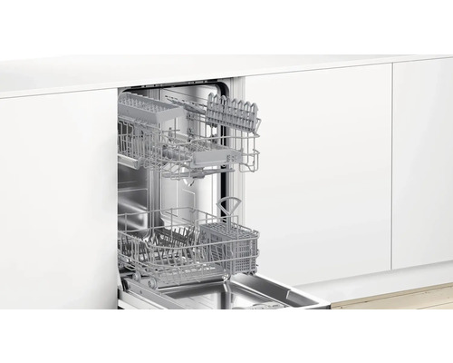Bosch SPI2HKS42E halfgeïntegreerde vaatwasser, 44,8 x 81,5 x 573 mm, voor 10 couverts, 8,9 l inhoud, 46 dB(A)