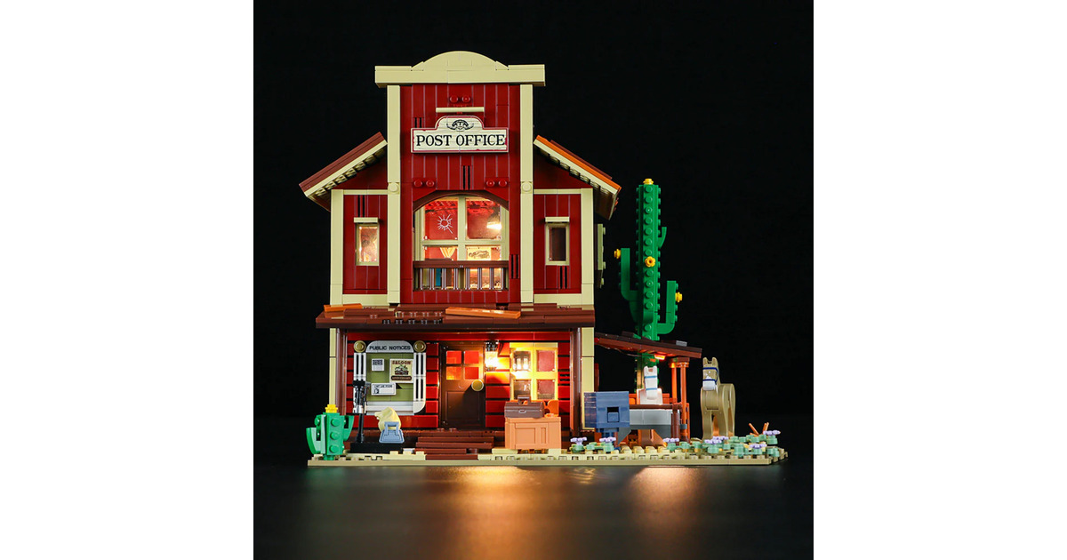LumibricksThe Old West - Old West Post Office Constructiespeelgoed  (F9044)